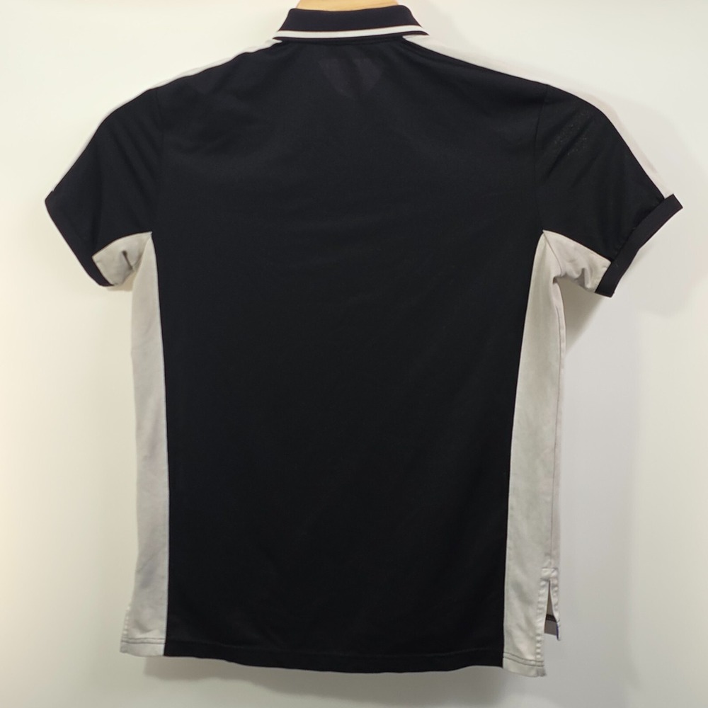 Polo Ralph Lauren Performance Polo Men Medium Black Gray Golf Tech Stretch Airy - Picture 5 of 6